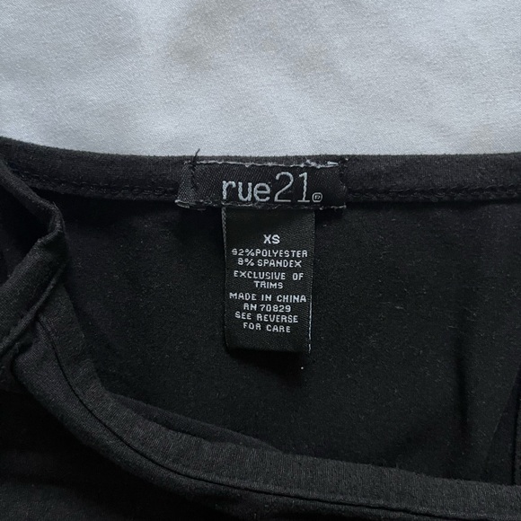 Rue21 Black Tank Top and Shorts Set - Picture 5 of 8